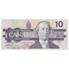 BC-57a 1989 Canada $10 Thiessen-Crow, AED, CUNC