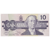 BC-57a 1989 Canada $10 Thiessen-Crow, AEL, AU