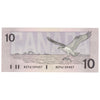BC-57a 1989 Canada $10 Thiessen-Crow, AEP, AU
