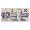 BC-57a 1989 Canada $10 Thiessen-Crow, AEP, AU