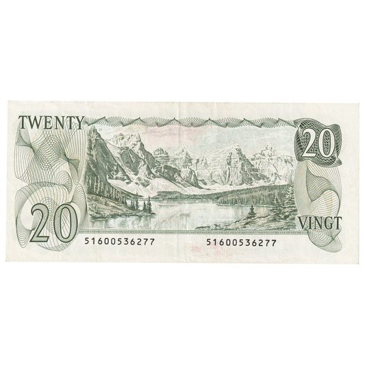 BC-54bA-i 1979 Canada $20 Crow-Bouey, 516, Steel Engraved, VF-EF