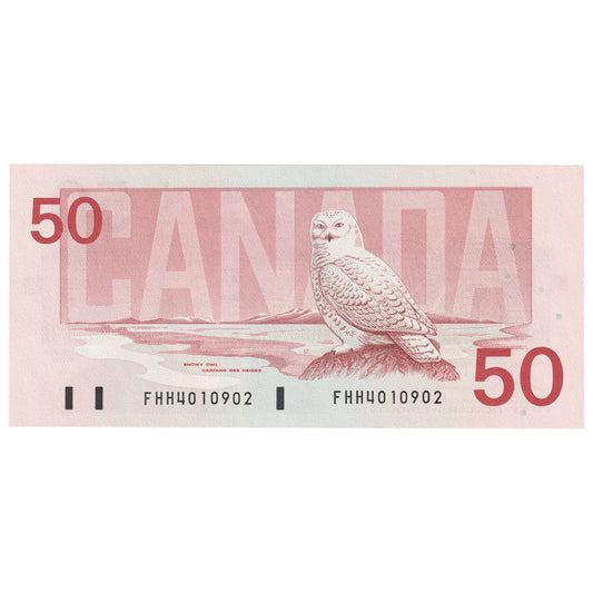 BC-59a 1988 Canada $50 Thiessen-Crow, FHH, CUNC