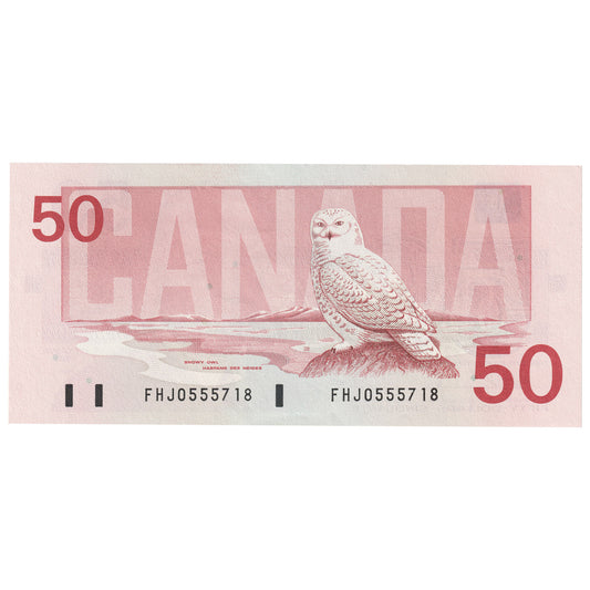 BC-59a 1988 Canada $50 Thiessen-Crow, FHJ, AU-UNC