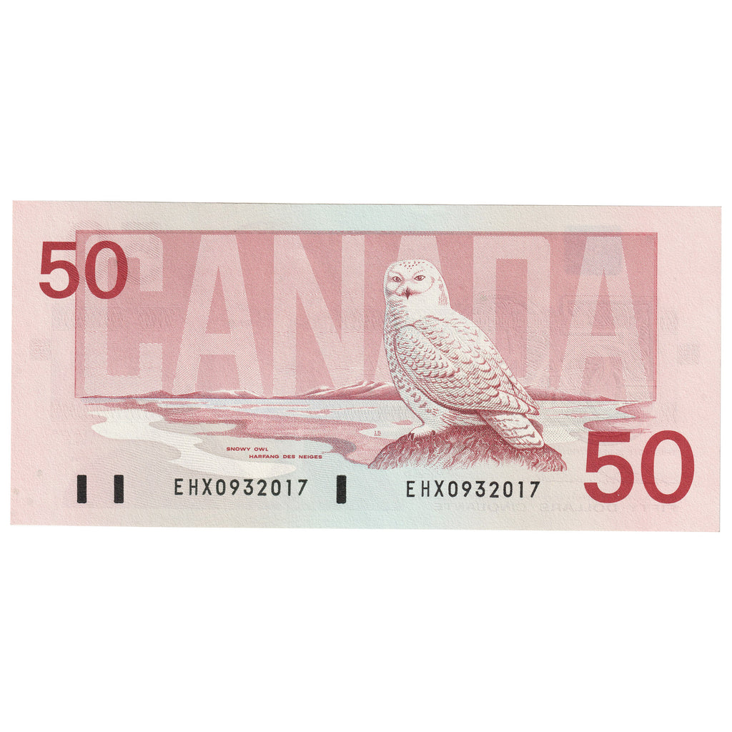 BC-59aA 1988 Canada $50 Thiessen-Crow, EHX Below 1.7M, CUNC
