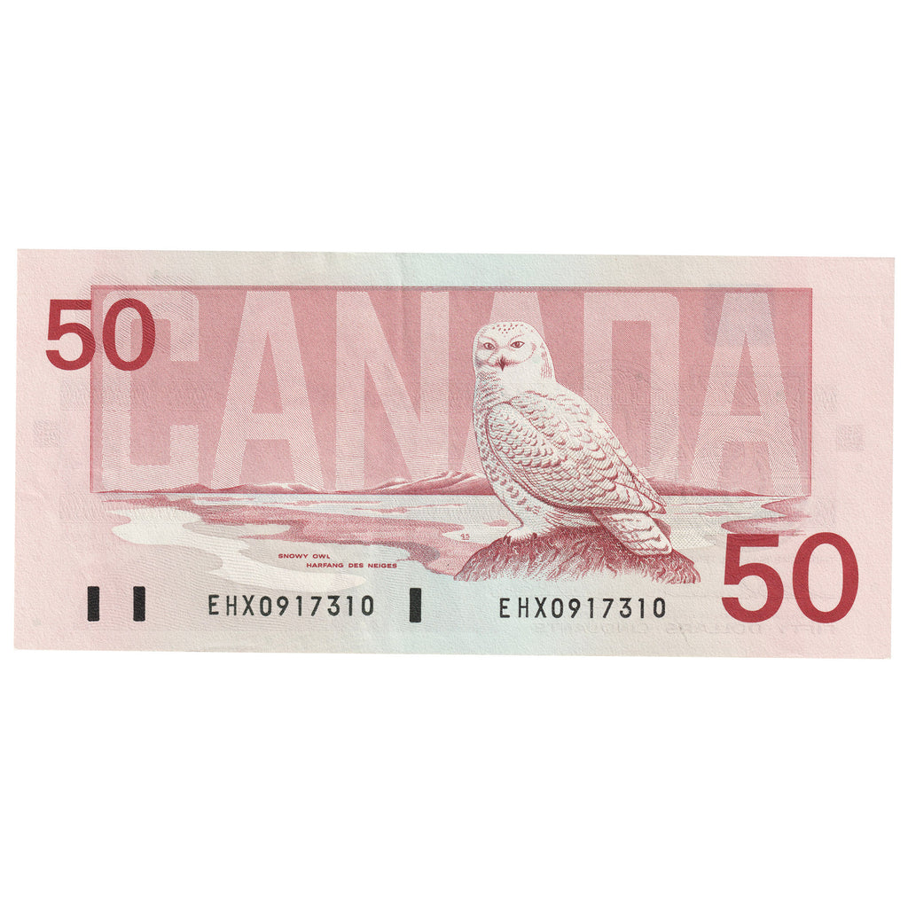 BC-59aA 1988 Canada $50 Thiessen-Crow, EHX Below 1.7M, AU