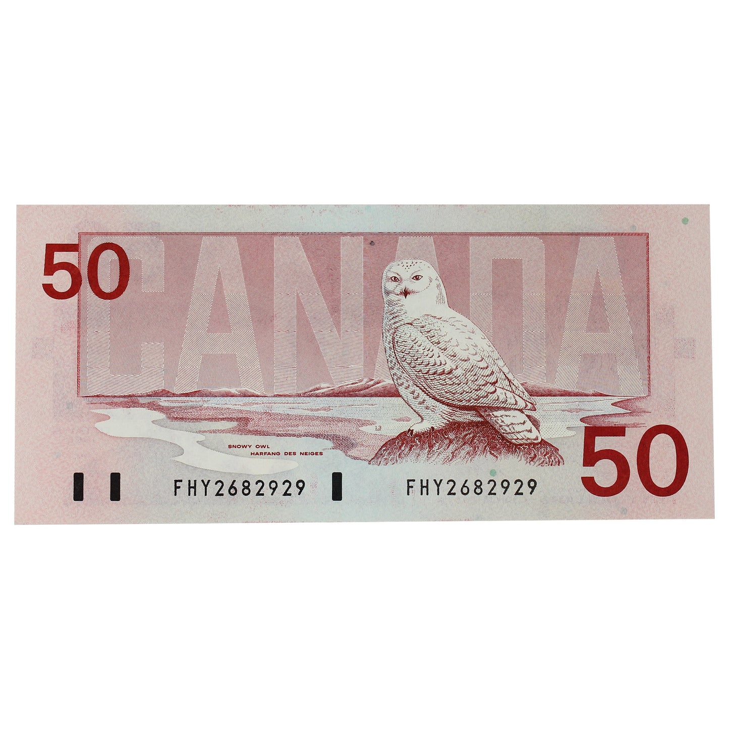 BC-59d 1988 Canada $50 Knight-Dodge, FHY, Uncirculated (MS60)