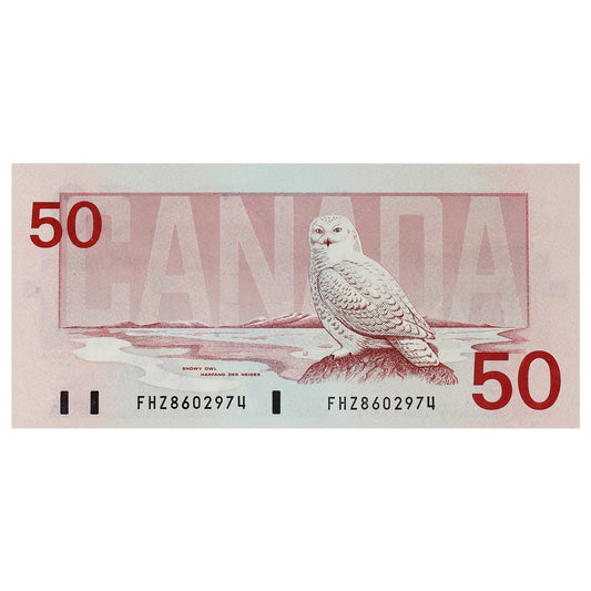 BC-59dA 1988 Canada $50 Knight-Dodge, FHZ (8.440-8.860), CUNC