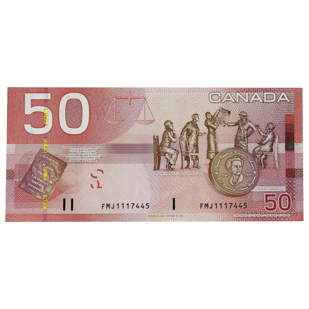 BC-65a-i 2004 Canada $50 Jenkins-Dodge, FMJ, Circulated
