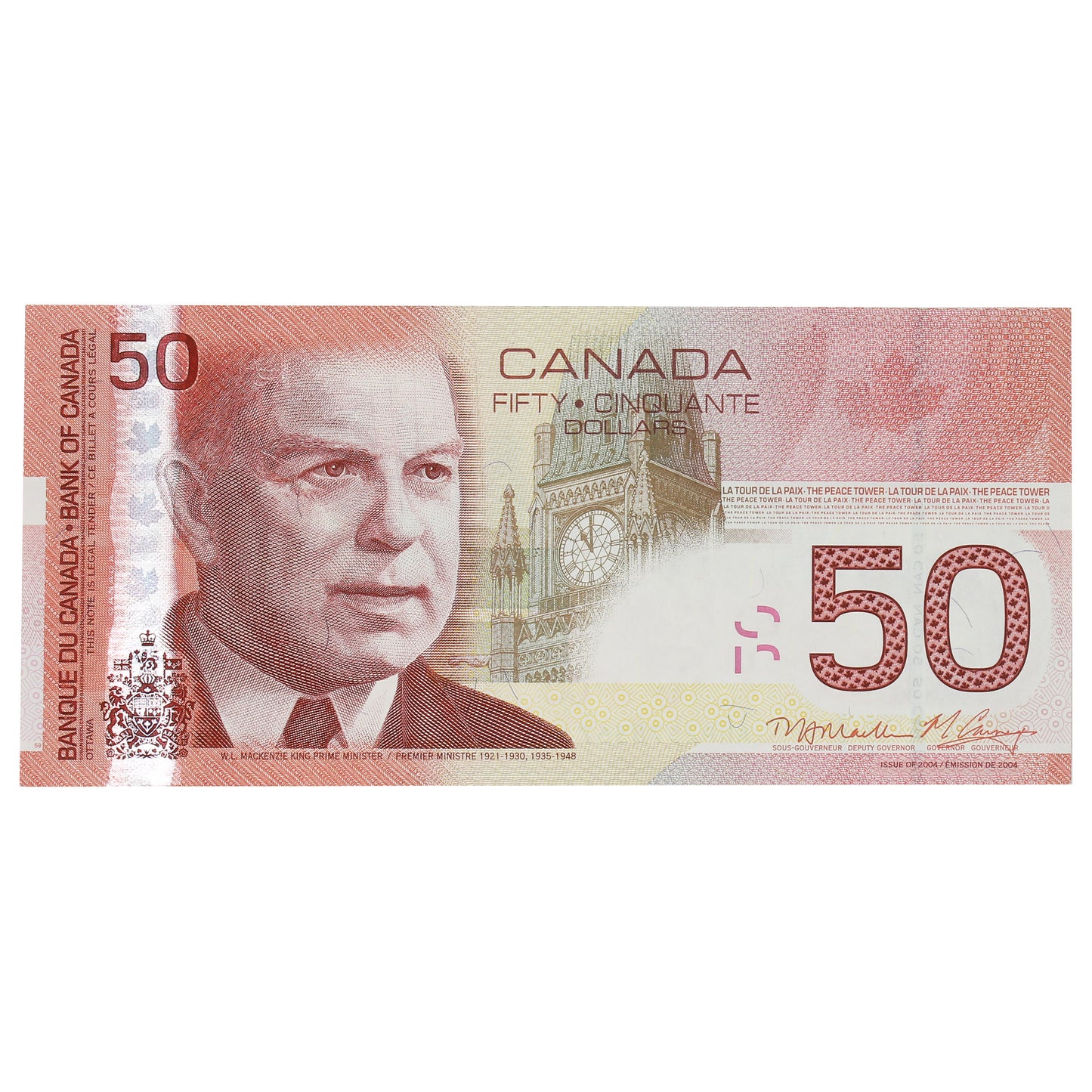 BC-65c 2011 Canada $50 Macklem-Carney, AHP, Circulated
