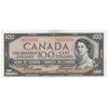 BC-43a 1954 Canada $100 Beattie-Coyne, A/J, AU-UNC (AU55)