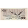 BC-60aA 1988 Canada $100 Thiessen-Crow, AJX, Hidden BPN, AU-UNC