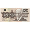 BC-60aA 1988 Canada $100 Thiessen-Crow, AJX, Hidden BPN, AU-UNC