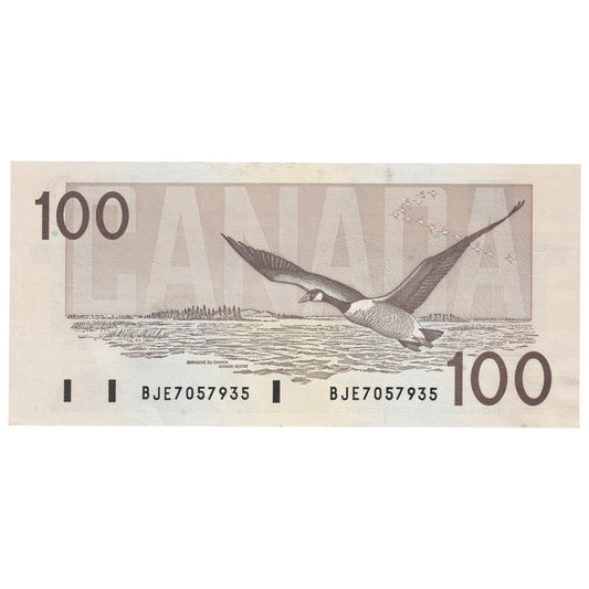 BC-60-a-i 1988 Canada $100 Thiessen-Crow, BJE, AU-UNC