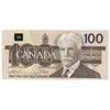 BC-60aA-i 1988 Canada $100 Thiessen-Crow, AJX, Clear BPN, Circulated
