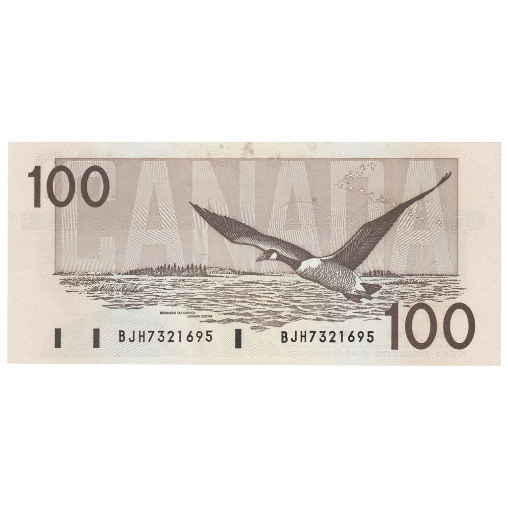 BC-60b 1988 Canada $100 Bonin-Thiessen, BJH, CUNC