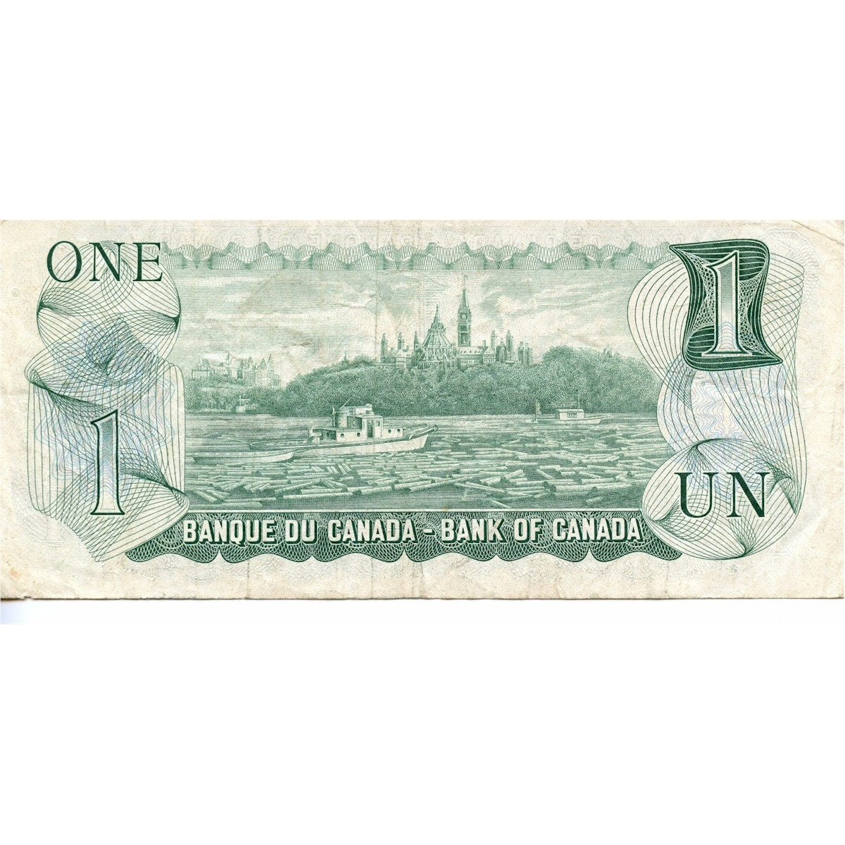 BC-46aA 1973 Canada $1 Lawson-Bouey, *IV, F-VF (F15)