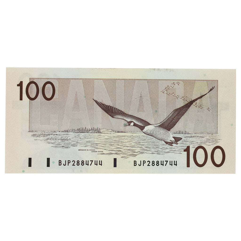 BC-60c 1988 Canada $100 Knight-Thiessen, BJP, AU-UNC
