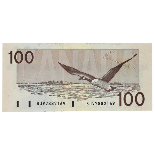 BC-60d 1988 Canada $100 Knight-Dodge, BJV, CUNC
