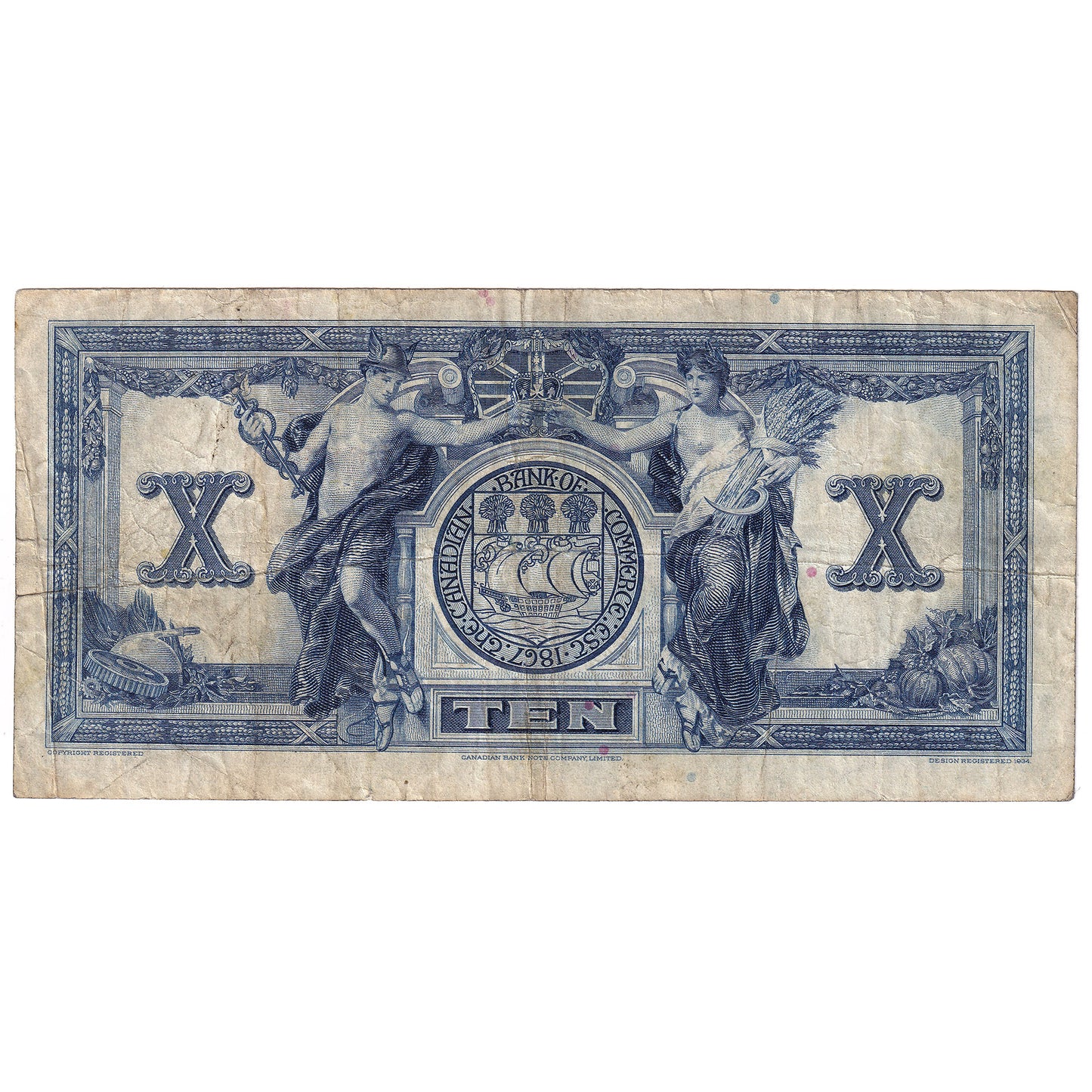 75-18-06 1935 Canadian Bank of Commerce $10 Aird-Logan, VF