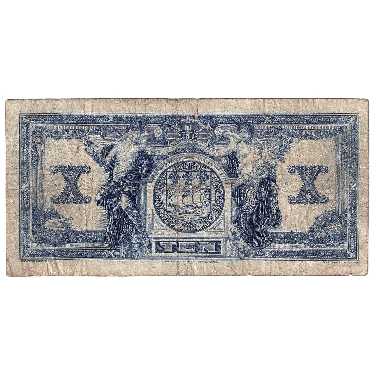 75-18-06 1935 Canadian Bank of Commerce $10 Aird-Logan, Very Good (VG8)