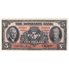 220-28-02 1938 Dominion Bank $5 Carlisle-Rae, VF-EF (VF30)