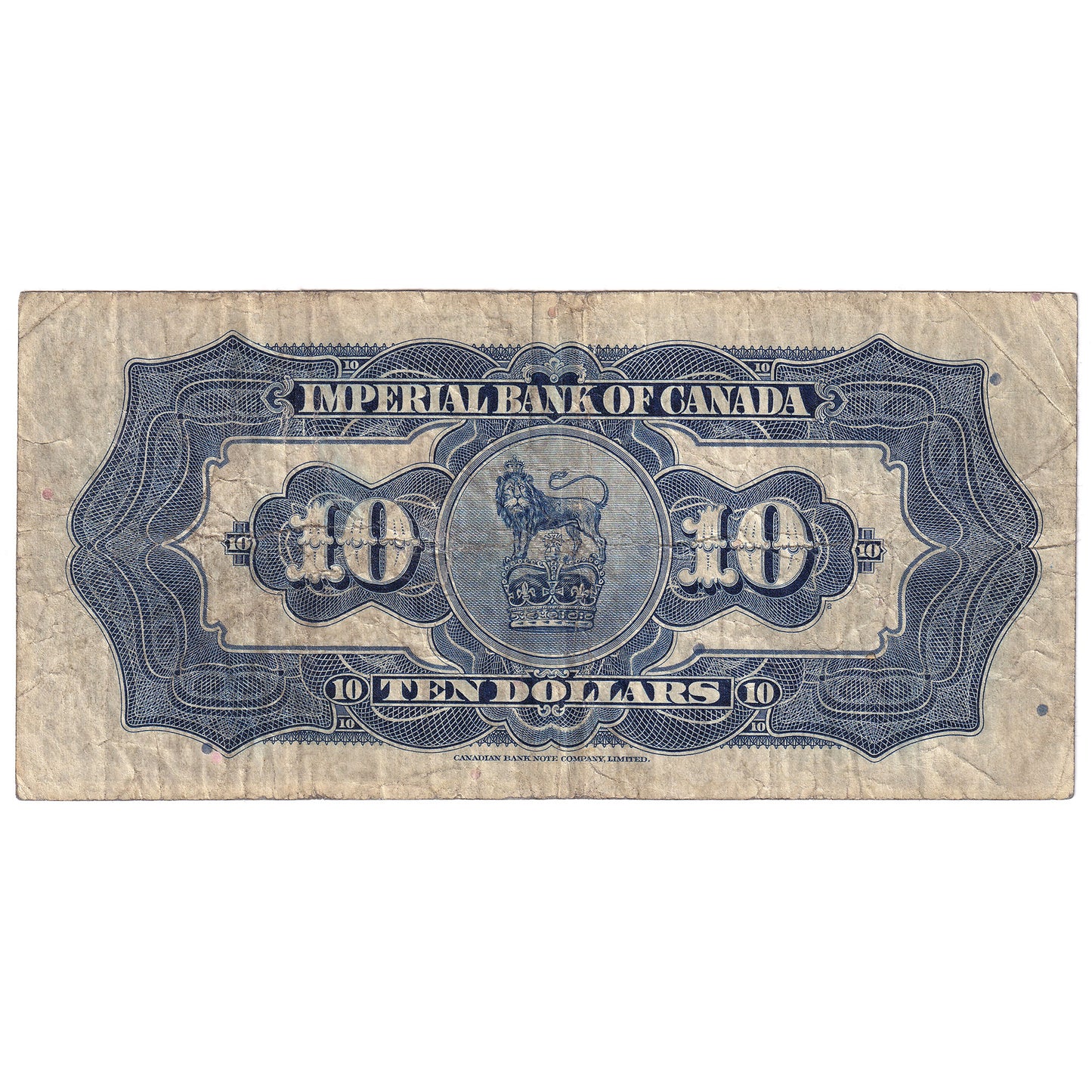 375-24-04 1939 Imperial Bank of Canada $10, Jaffray-Phipps, Fine (F12)