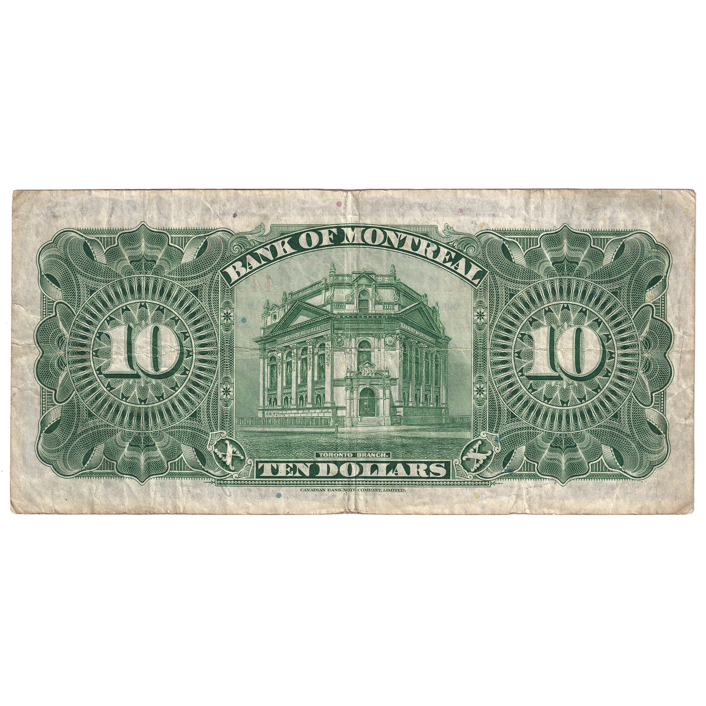505-58-04 1931 Bank of Montreal $10 Dodds-Gordon, F-VF (F15)