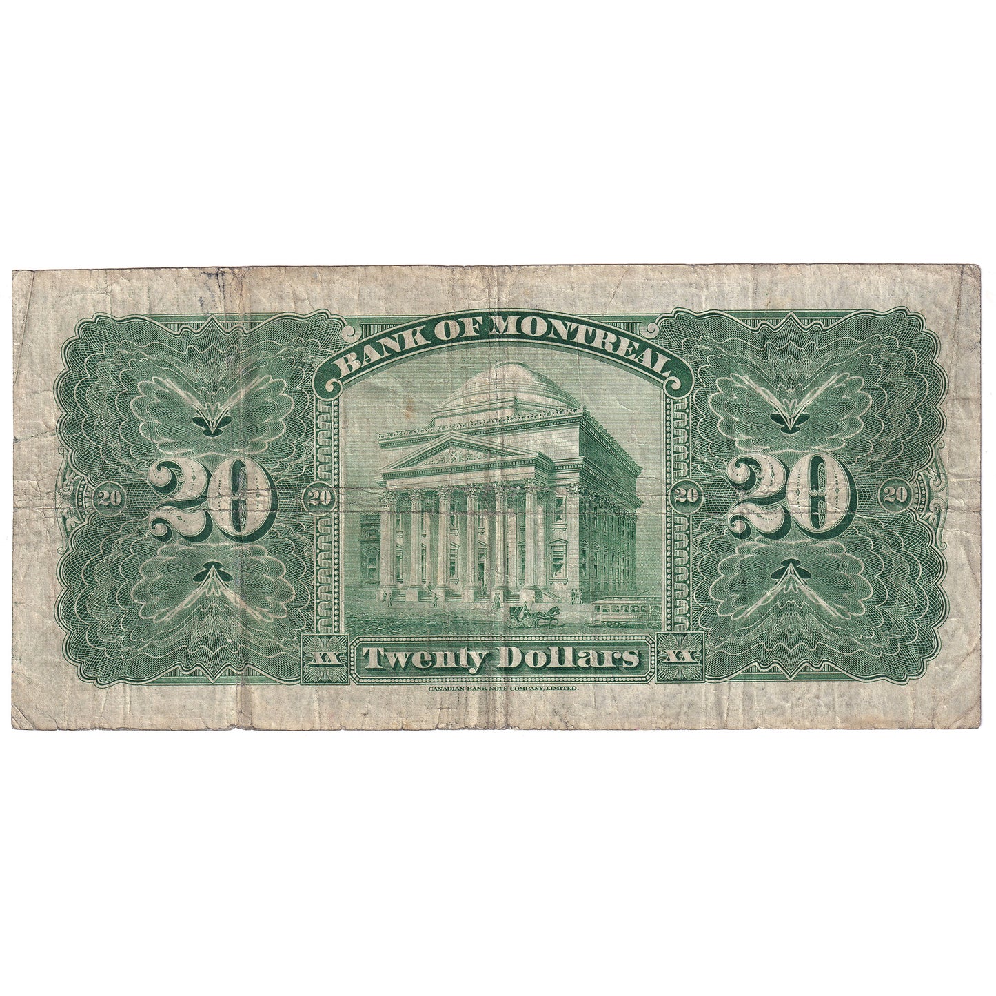 505-56-06 1923 Bank of Montreal $20 Williams-Taylor-Meredith, Fine (F12)