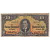 615-18-06 1936 La Banque Provinciale du Canada $10 Roy-Boyer, Orange Back, VG-F (VG10)