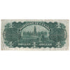 DC-18b 1911 Dominion $1 Various-Boville, Green Line, D, F-VF