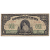 DC-23b 1917 Dominion $1 Various-Saunders, No Seal, Series Y, Good (G4)