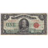 DC-25g 1923 Dominion $1 McCavour-Saunders, Red Seal, Group 2, F-VF