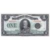 DC-25n 1923 Dominion $1 Campbell-Sellar, Black Seal, Group 3, VF-EF (VF30)