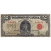 DC-26g 1923 Dominion $2 McCavour-Saunders, Red Seal, Group 2, F-VF