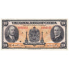 630-18-04a 1935 Royal Bank $10 Dobson-Wilson, Large Signatures, Extra Fine (EF40)