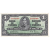 BC-21c 1937 Canada $1 Gordon-Towers, C/M, Extra Fine (EF40)