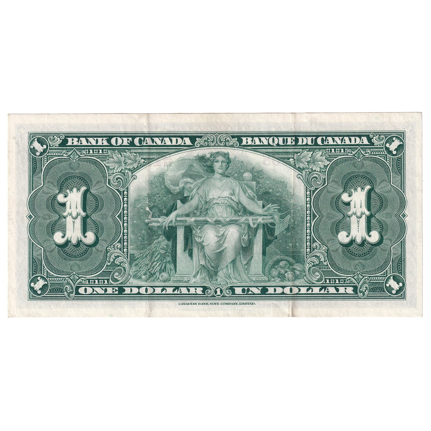 BC-21c 1937 Canada $1 Gordon-Towers, C/M, Extra Fine (EF40)