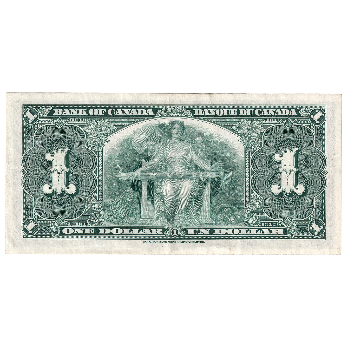 BC-21c 1937 Canada $1 Gordon-Towers, D/M, EF