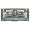 BC-21c 1937 Canada $1 Gordon-Towers, H/M, Extra Fine (EF40)