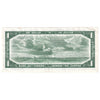 BC-37a 1954 Canada $1 Beattie-Coyne, T/A, Extra Fine (EF40)