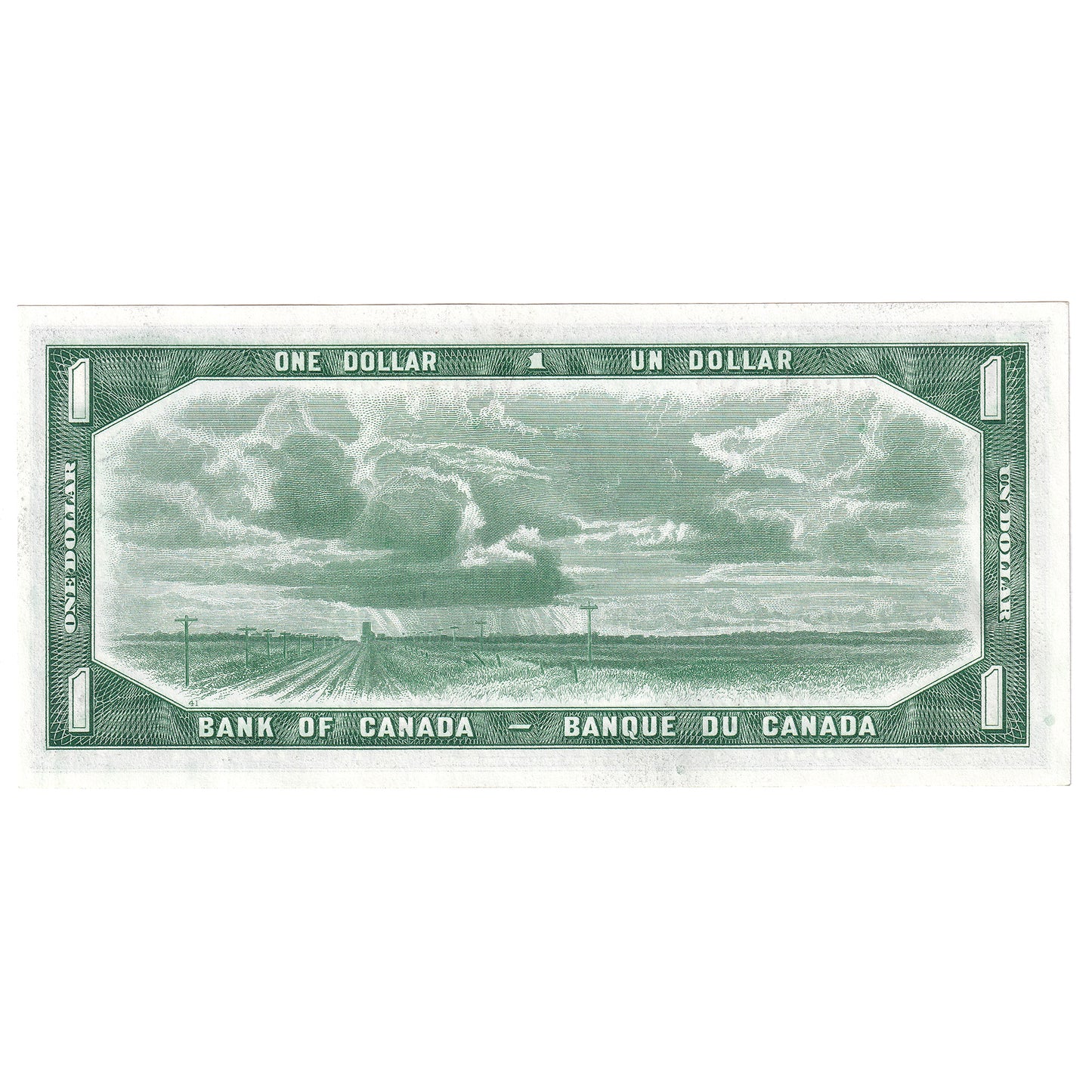 BC-37a 1954 Canada $1 Beattie-Coyne, V/A, Uncirculated (MS60)