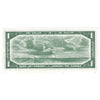 BC-37a 1954 Canada $1 Beattie-Coyne, D/L, Almost Uncirculated (AU50)