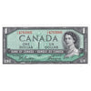 BC-37a 1954 Canada $1 Beattie-Coyne, I/L, Choice Uncirculated (CUNC63)