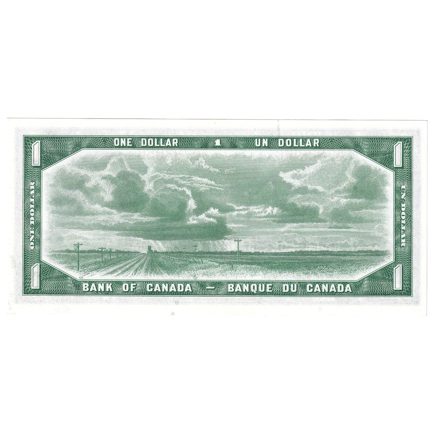 BC-37a 1954 Canada $1 Beattie-Coyne, I/L, Choice Uncirculated (CUNC63)