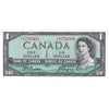 BC-37a 1954 Canada $1 Beattie-Coyne, K/L, Almost Uncirculated (AU50)