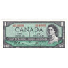BC-37a 1954 Canada $1 Beattie-Coyne, E/N, Almost Uncirculated (AU50)