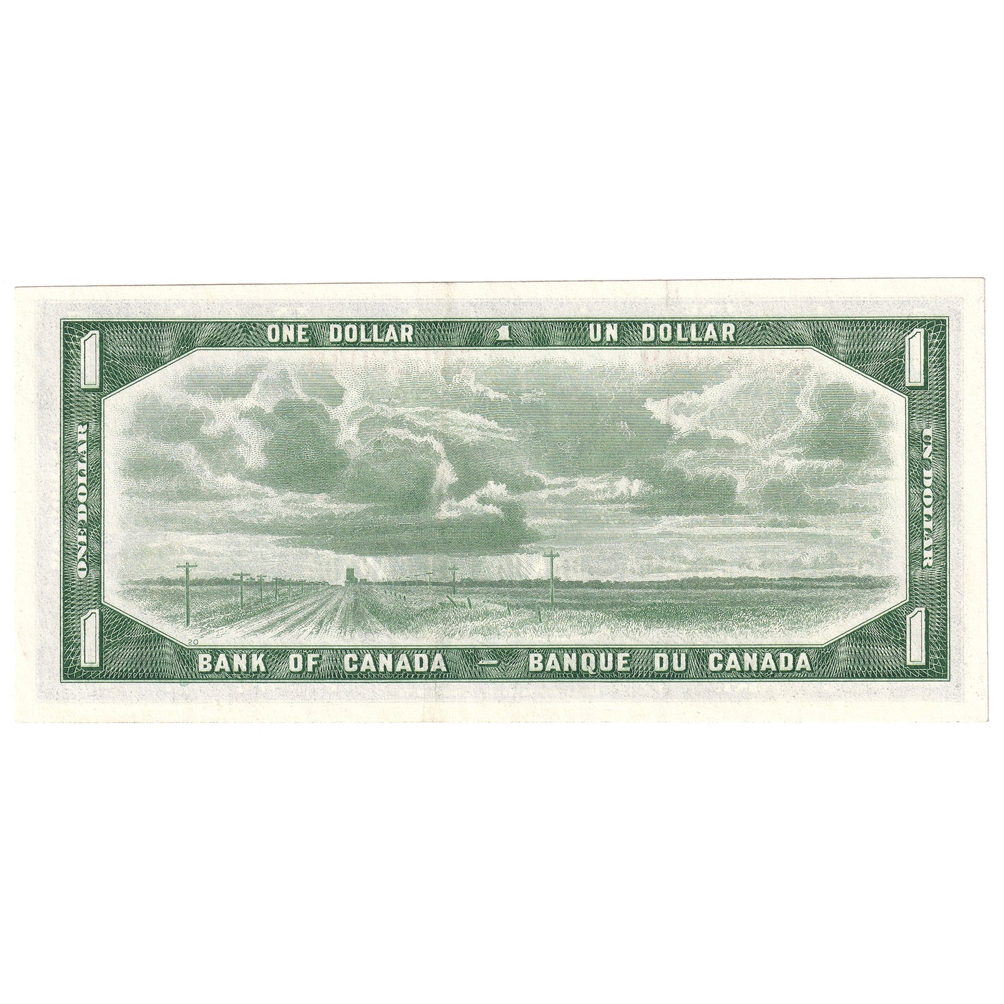 BC-37a-i 1954 Canada $1 Beattie-Coyne, F/M, EF-AU