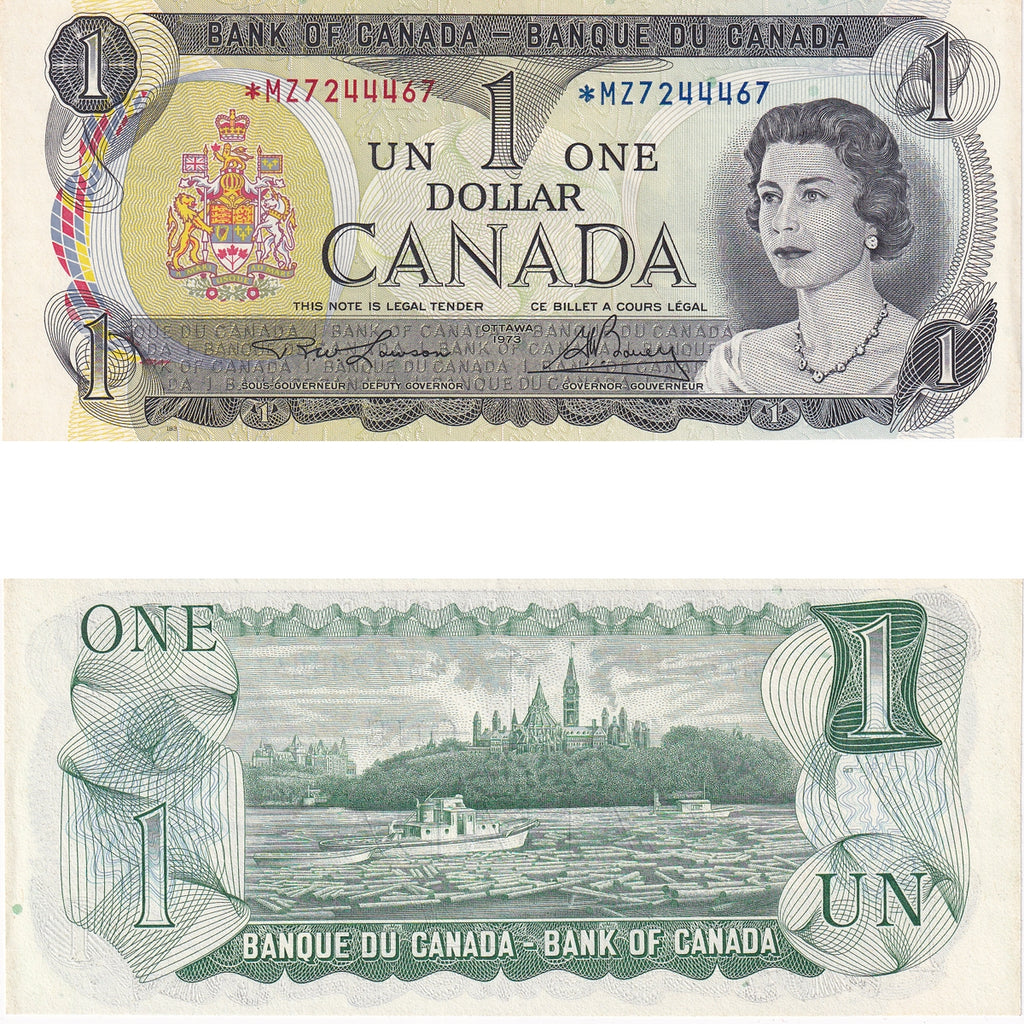 BC-46aA 1973 Canada $1 Lawson-Bouey, *MZ, AU-UNC (AU55)