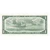 BC-37b 1954 Canada $1 Beattie-Rasminsky, A/O, AU-UNC (AU55)