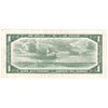 BC-37b 1954 Canada $1 Beattie-Rasminsky, B/O, Almost Uncirculated (AU50)